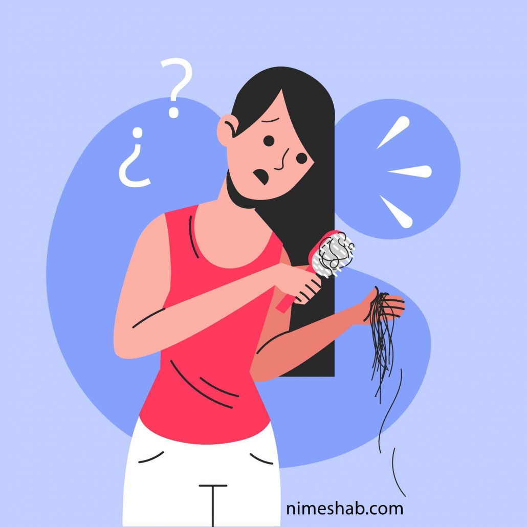 ریزش مو به انگلیسی چی میشه؟